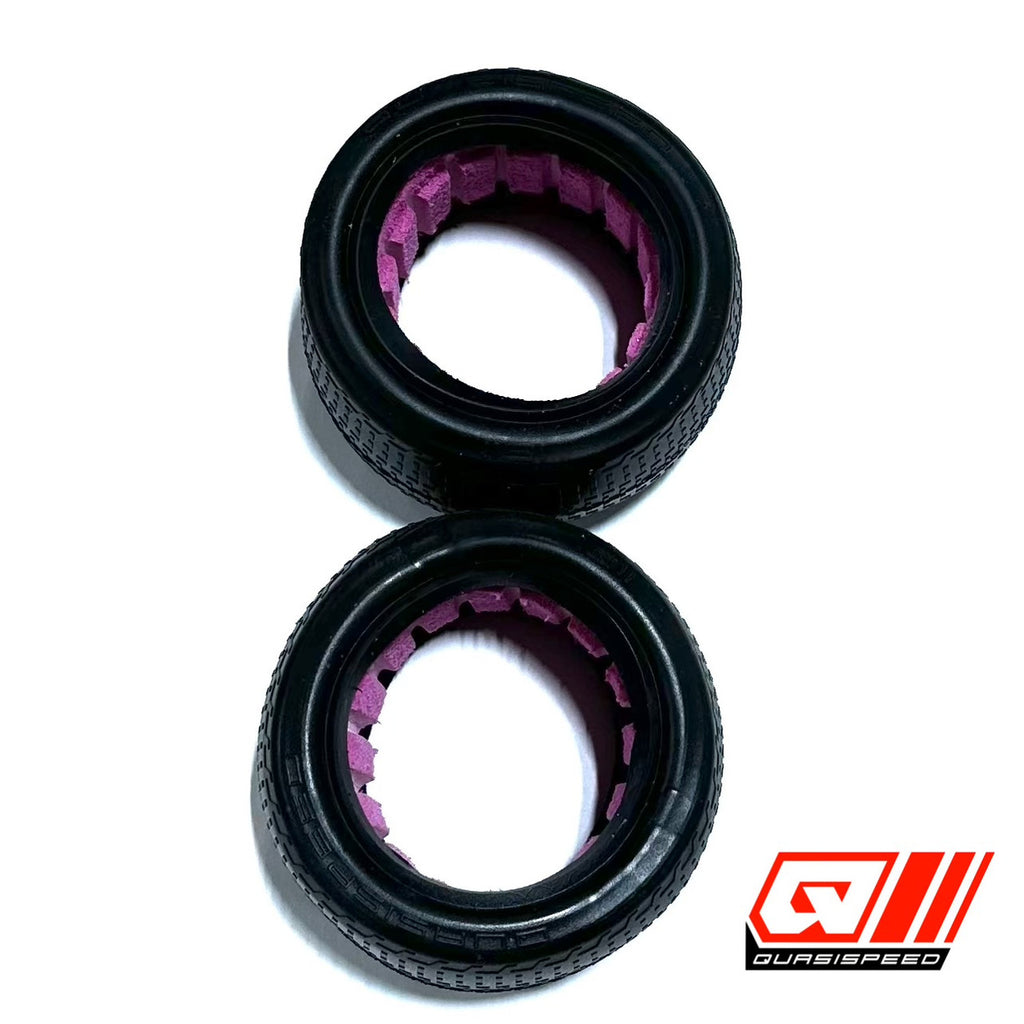 Quasi Speed Low Tread Rear Tire with Inserts (Pair)