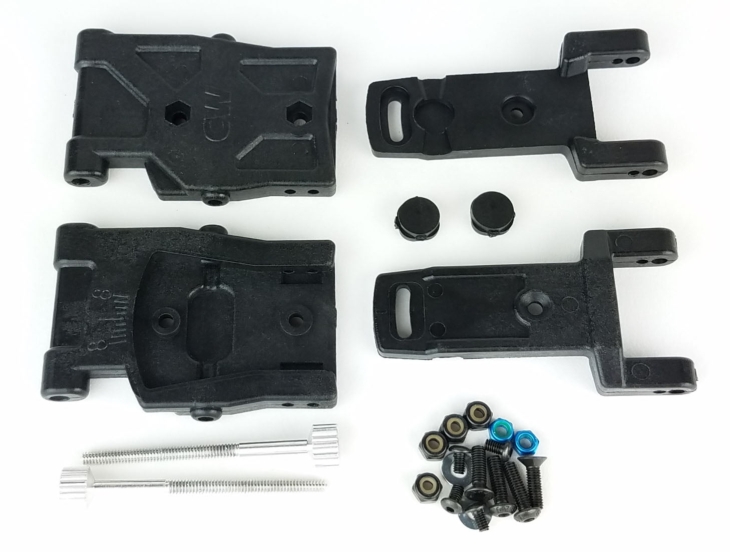 CUSTOM WORKS ADJUSTABLE TOE REAR ARM KIT – B6.1