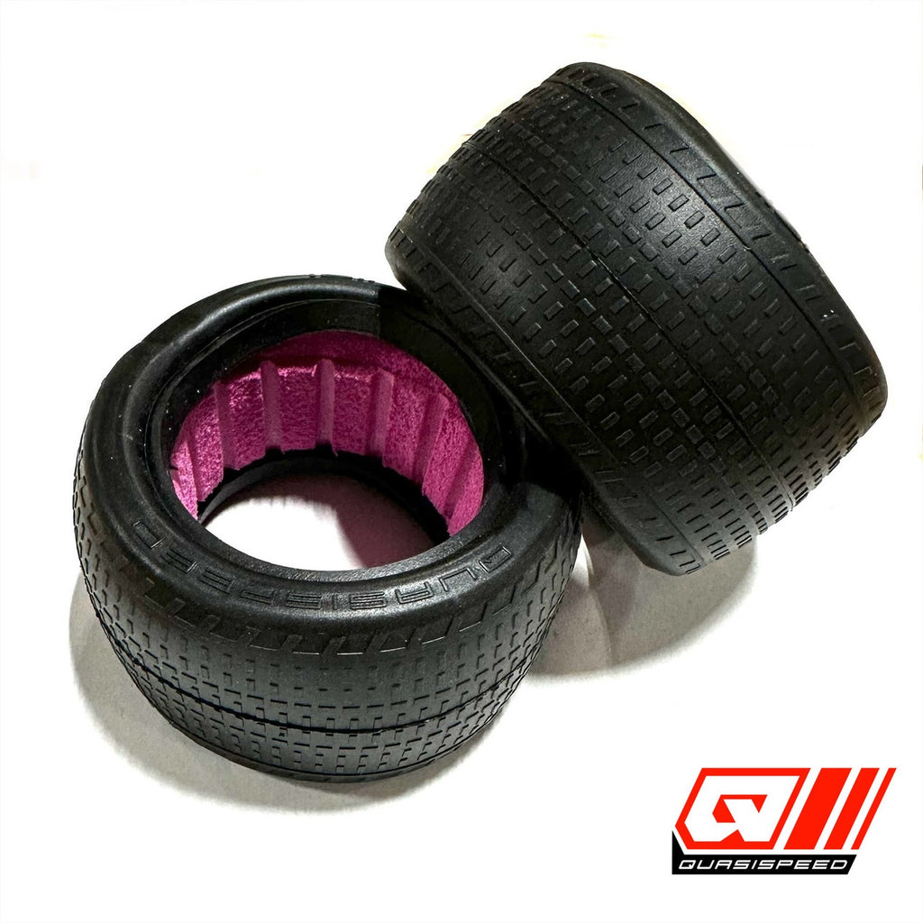 Quasi Speed Low Tread Rear Tire with Inserts (Pair)